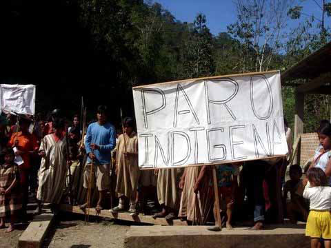 &iexcl;Paro ind&iacute;gena!